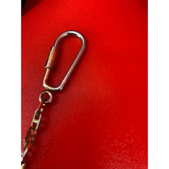 Gucci Logo GG Double G's Vintage Gold Tone Keychain 100% Authentic Guaranteed - Picture 5 of 16